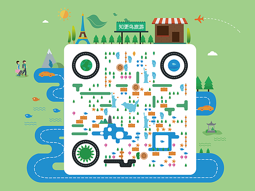 创意二维码2（个人主页-ZMjM5NjQzNTI=） - 其他平面 - 站酷设计师Mila米拉原创素材 - 站酷ZCOOL