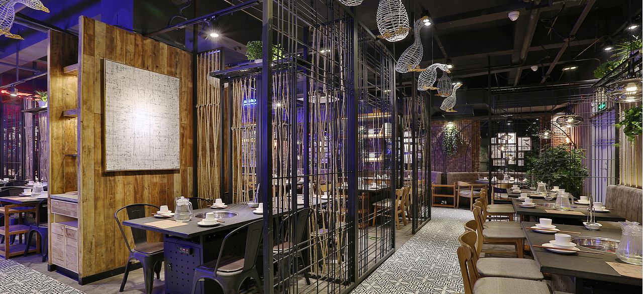 长沙主题餐厅设计-鸭火锅主题餐厅（图ZMTQxOTIzMTY4） - 家装设计 - 站酷设计师婚宴酒店设计公司原创素材 - 站酷ZCOOL