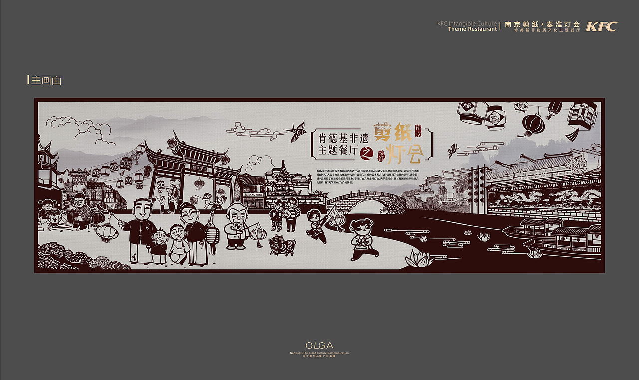 肯德基 主题餐厅布置（图ZMTUwMjUxNDUy） - 展陈设计 - 站酷设计师南京奥加文化原创素材 - 站酷ZCOOL