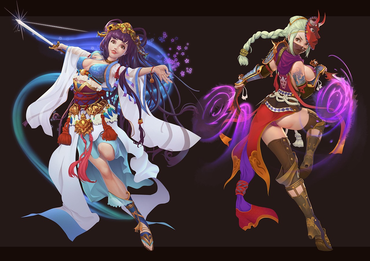 2011年在4399画的中国风作品|插画|游戏原画|活吞鱼 - 原创作品