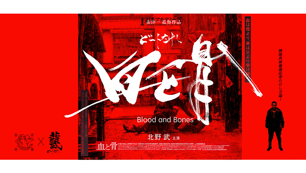 致敬北野武导演电影书法字体(cover)