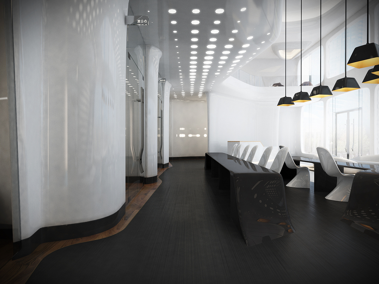 自由者—办公空间设计（图ZMTA5OTU5NjQ0） - 家装设计 - 站酷设计师Cyrus_原创素材 - 站酷ZCOOL