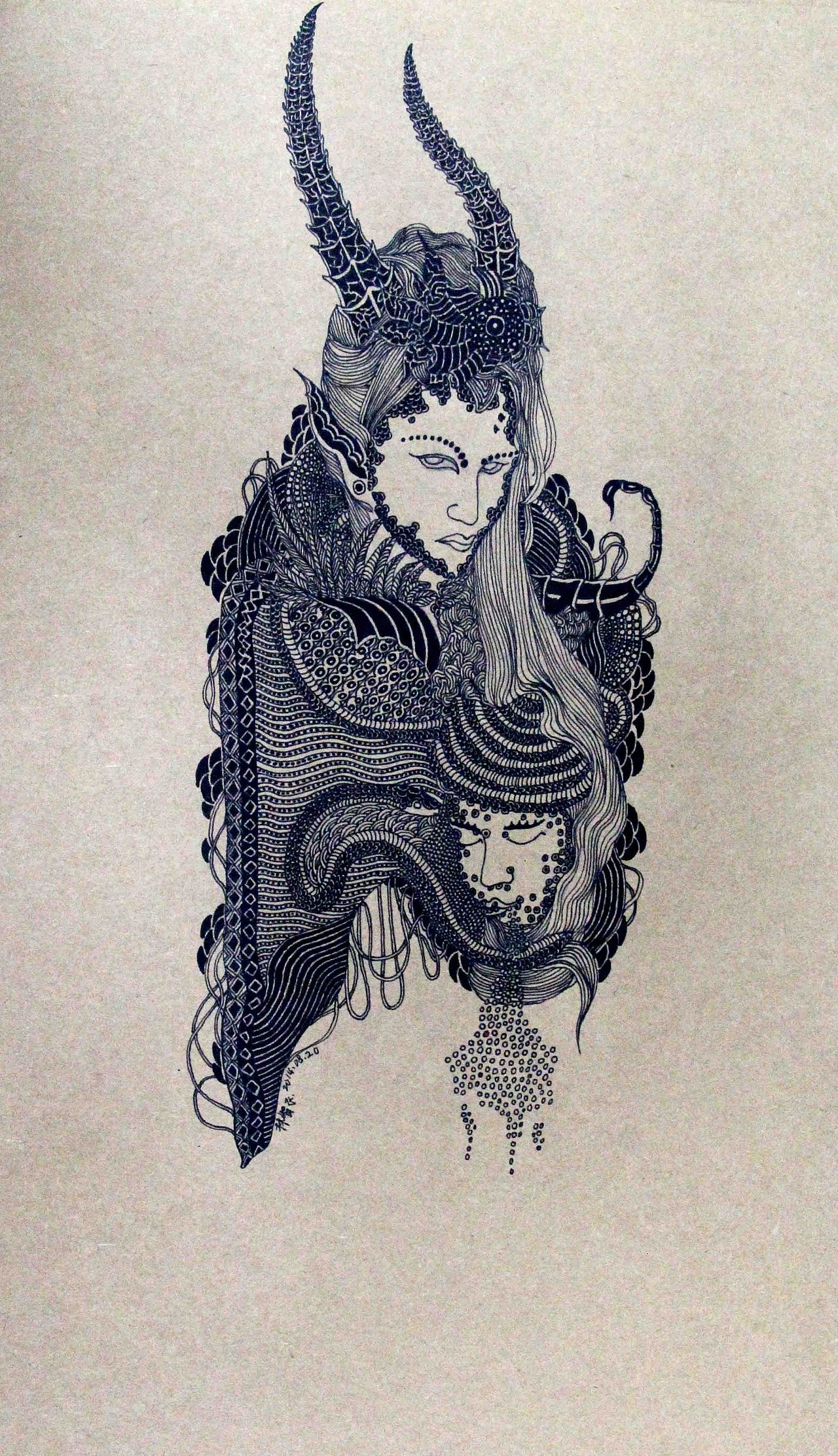 恋人物语(图ZMjAxODg2Njg=) - 商业插画 - 站酷设计师魇飘飘原创素材 - 站酷ZCOOL