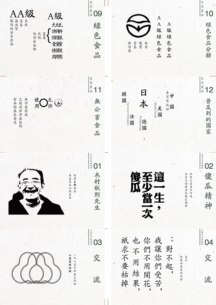 《关于自然农法的微阅读信息梳理及图形设计应用设计》浙江理工大学/视觉传达/LRS # 2012 我们毕业啦 #(图ZNzA5MDE4MA==) - 品牌 - 站酷设计师LIRUSHUANG原创素材 - 站酷ZCOOL
