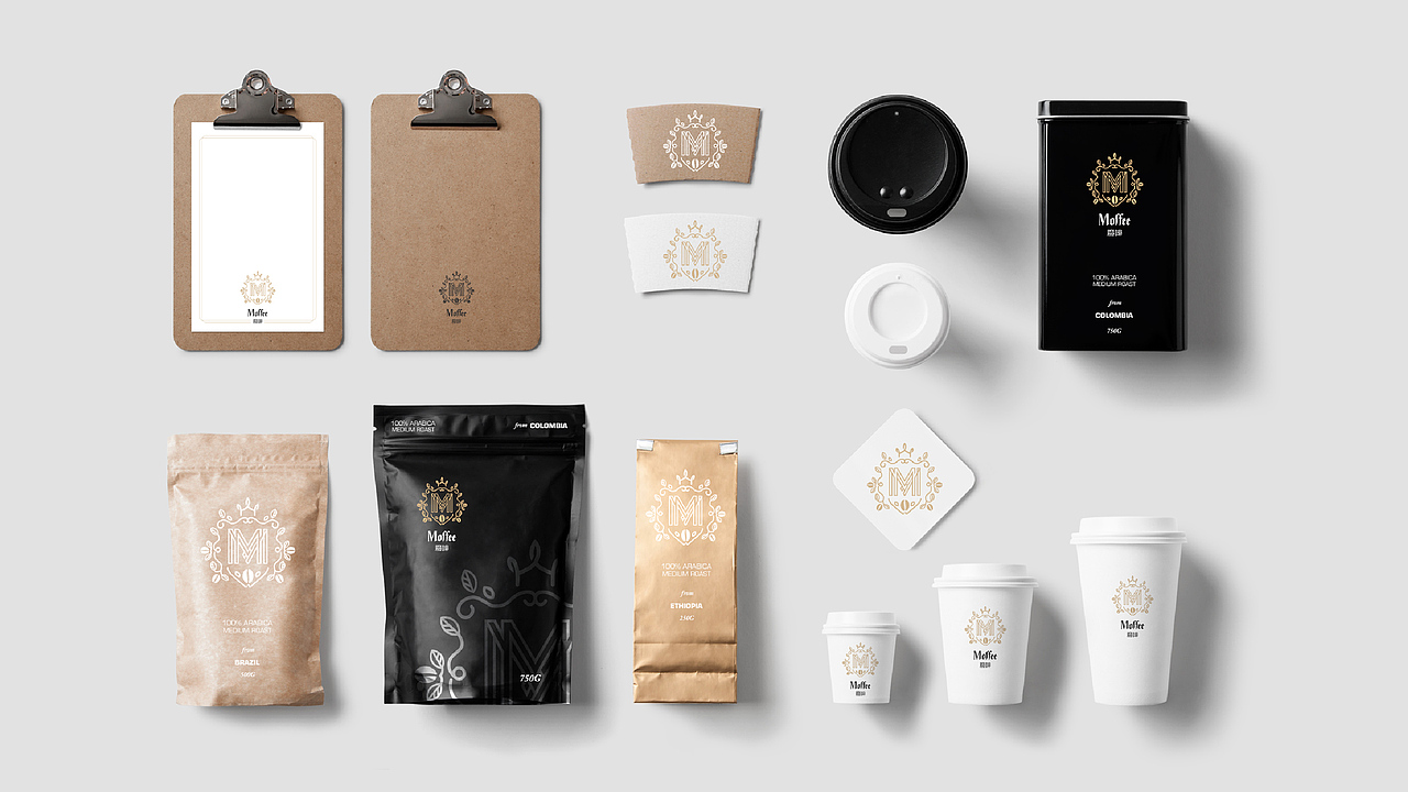 【魔啡moffee】咖啡品牌视觉系统设计（图ZNzYxNzE4NjA=） - 品牌 - 站酷设计师vita30原创素材 - 站酷ZCOOL