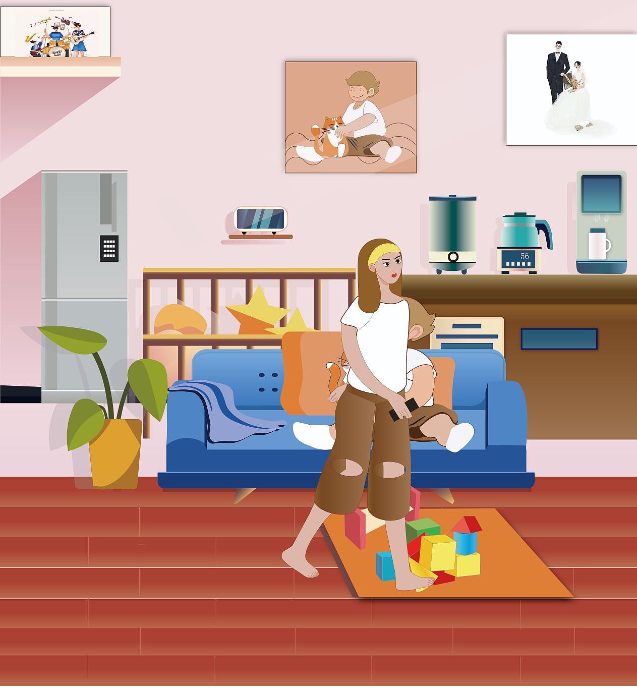 轻漫家庭（图ZMzI1ODAyMTc2） - AI作品 - 站酷设计师终结者Ai原创素材 - 站酷ZCOOL