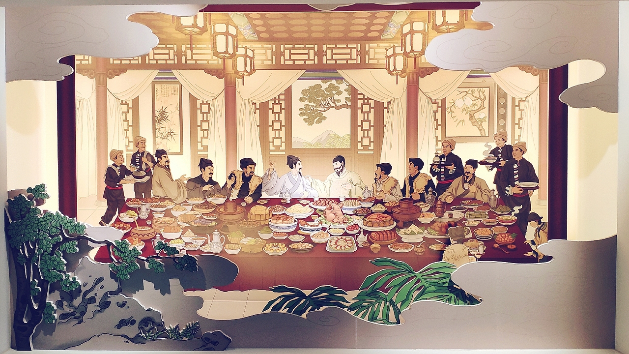 丽江徐霞客纪念馆层板画