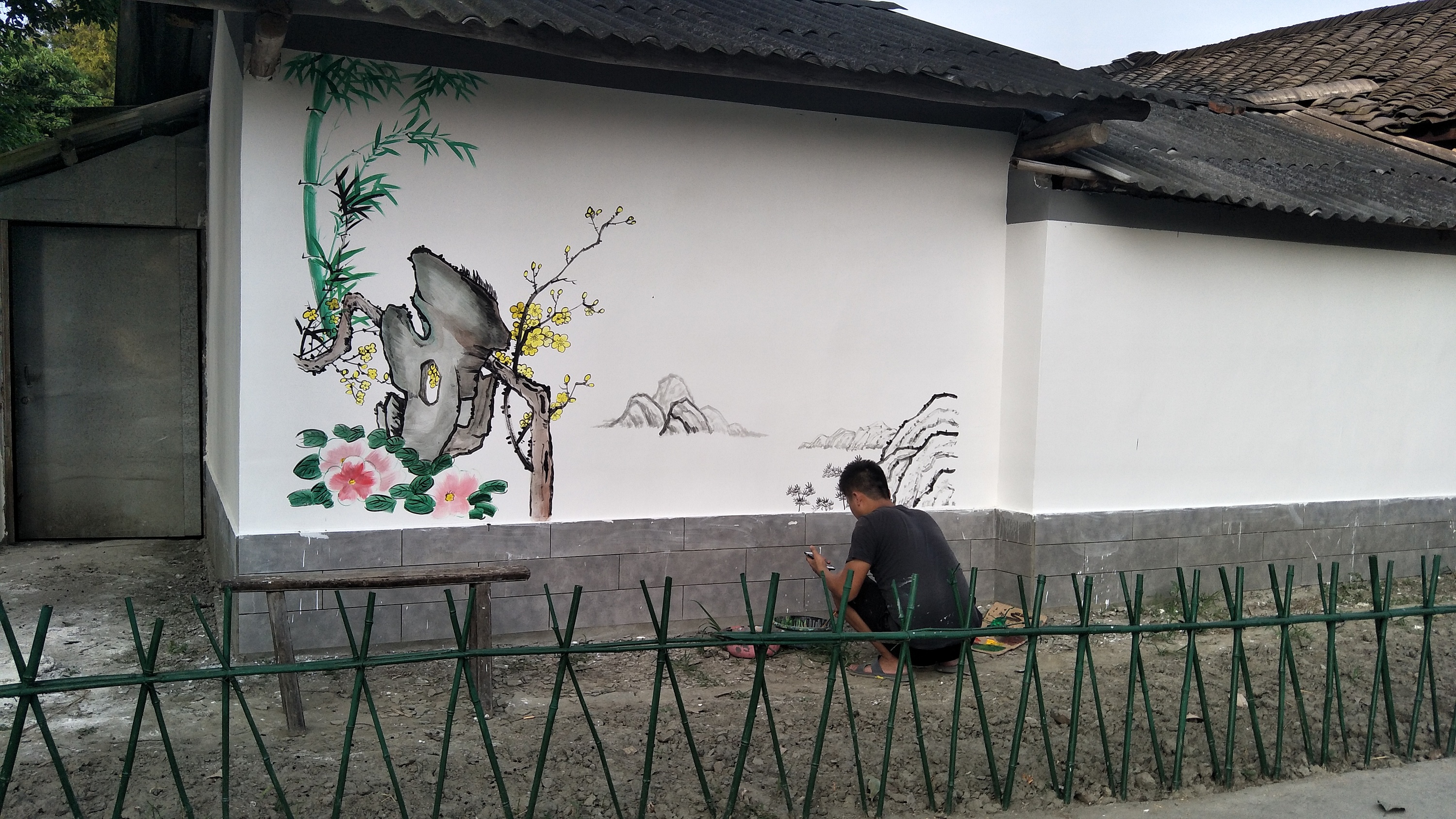 新农村墙绘,文化墙,乡村壁画,乡村墙绘,农村墙绘