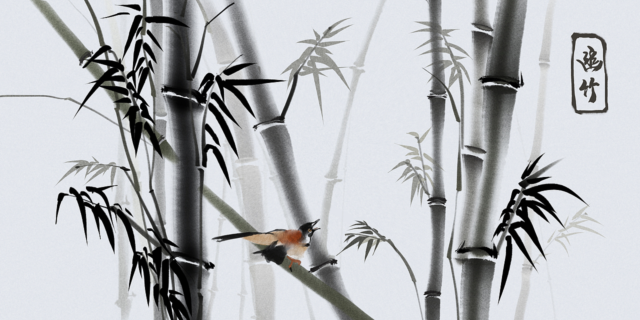 水墨花卉系列（图ZMTcxOTg3MTky） - 商业插画 - 站酷设计师银椎原创素材 - 站酷ZCOOL