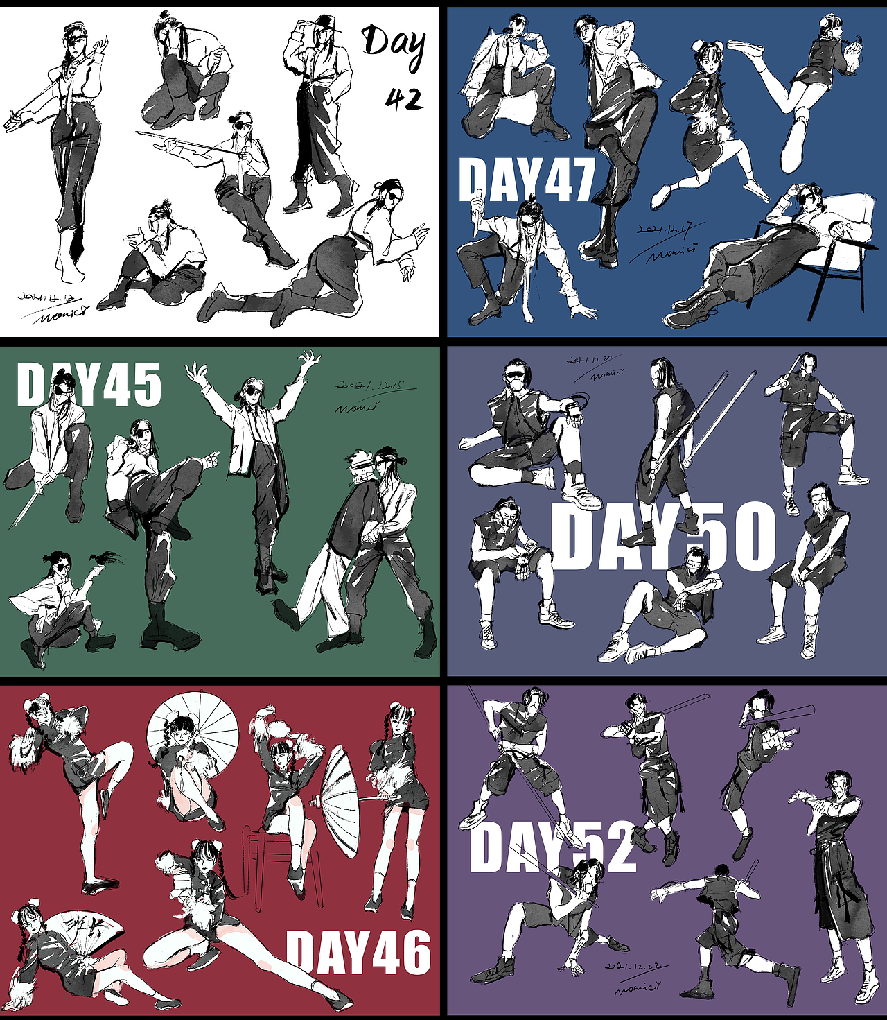 2021插画年终总结