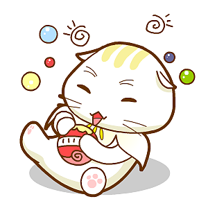 翔通动漫玉兰猫表情