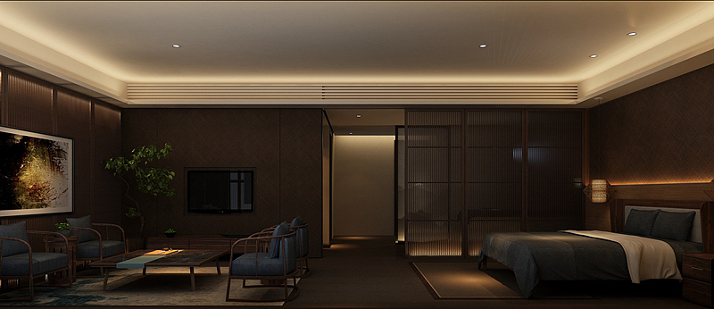 SURUI 新中式禅意空间（图ZMTU2MjE5NjU2） - 家装设计 - 站酷设计师新中式空间原创素材 - 站酷ZCOOL