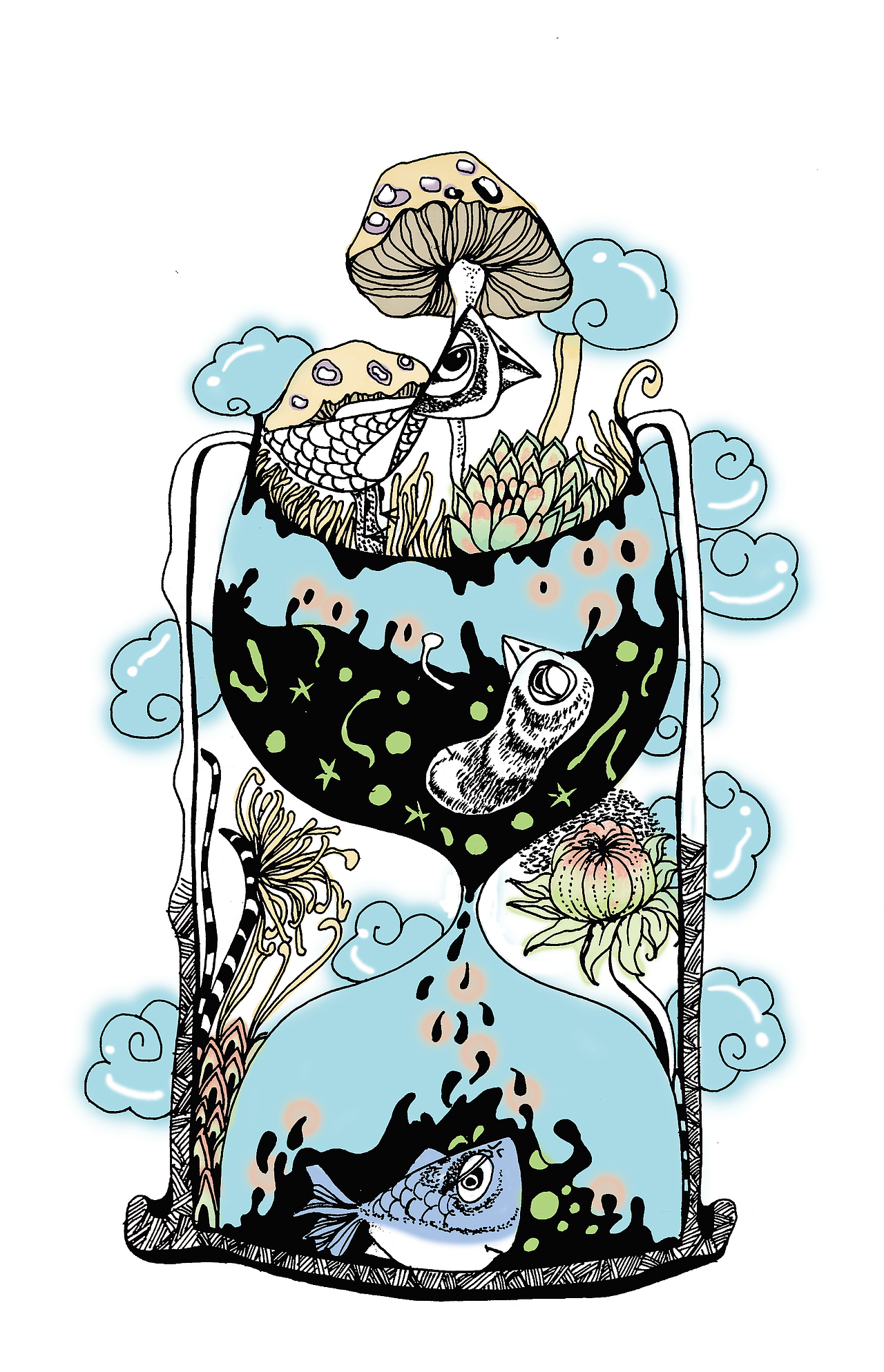 飞鸟（图ZMTcwOTM3ODA=） - 艺术插画 - 站酷设计师niufang5100095原创素材 - 站酷ZCOOL