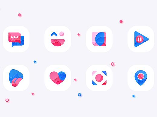 剪纸风图标（个人主页-ZNDM1ODg1MDA=） - 图标 - 站酷设计师马克吃菠萝原创素材 - 站酷ZCOOL