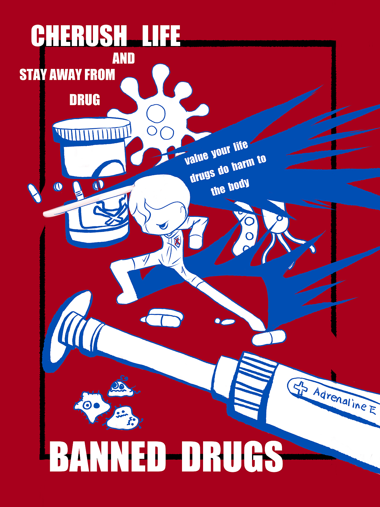 Banned DRUGS（圖ZMjY1MzQ1MjI0） - 創(chuàng)作習作 - 站酷設計師呱唧嘰哇原創(chuàng)素材 - 站酷ZCOOL