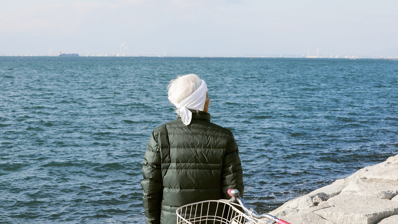 把背影纪实瞬间拼成一幅画