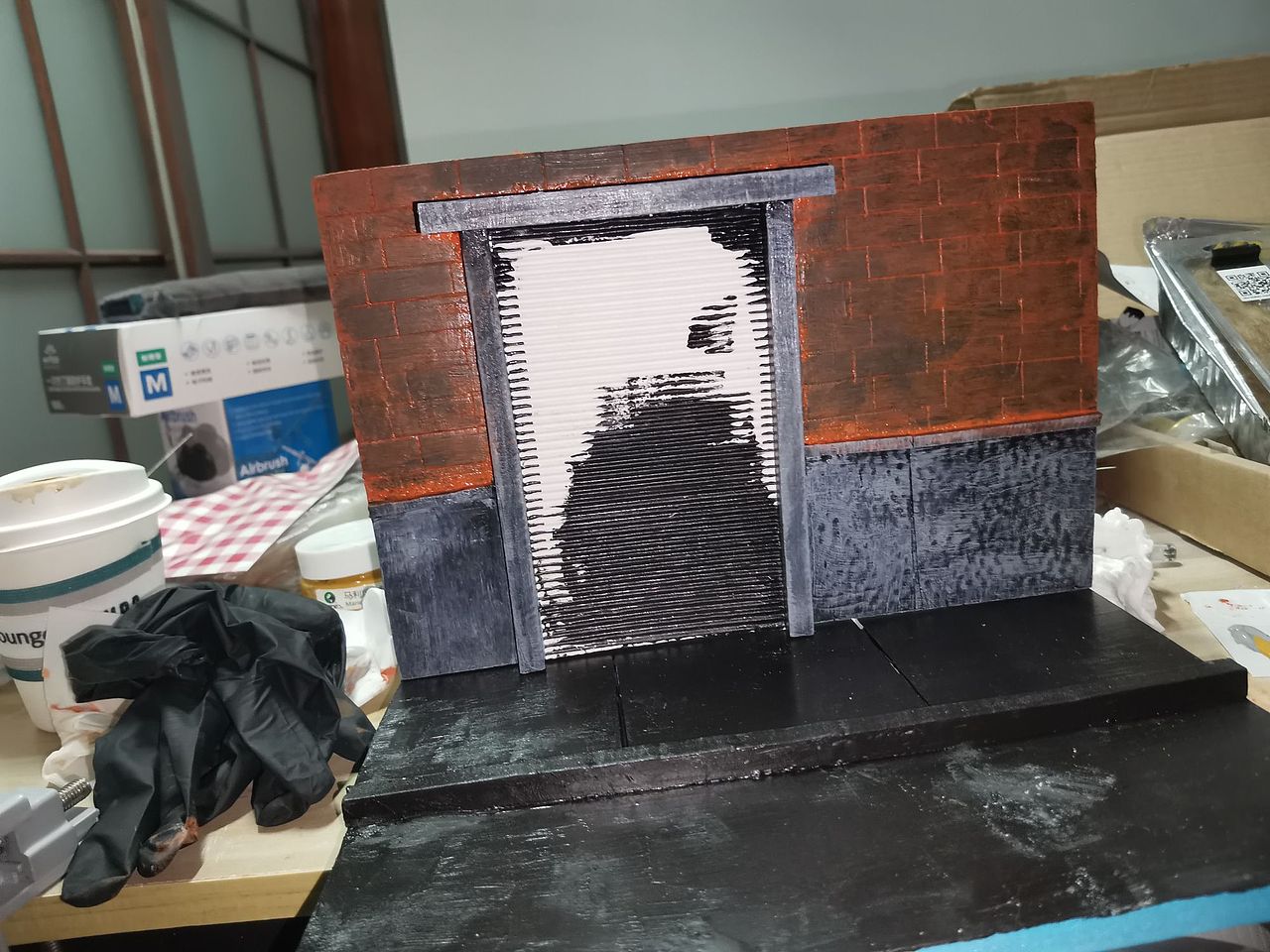 简易1/12街道场景制作