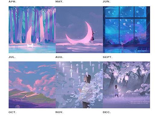 【2019插画年度总结】角落里的星星