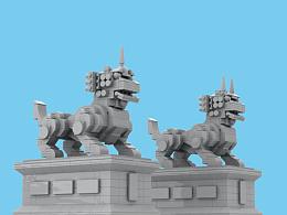 乐高MOC——一对貔貅