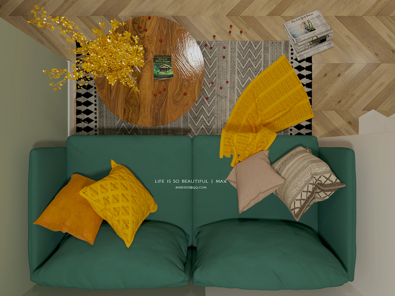 白天和夜晚小房子也是心的归宿