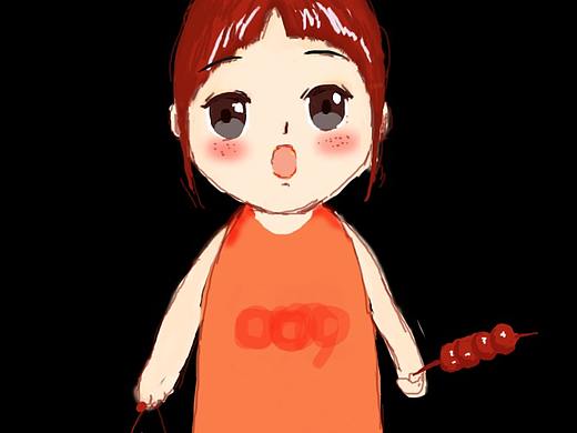 糖葫芦女孩（个人主页-ZMzQzNzU5ODA=） - 创作习作 - 站酷设计师lminna原创素材 - 站酷ZCOOL