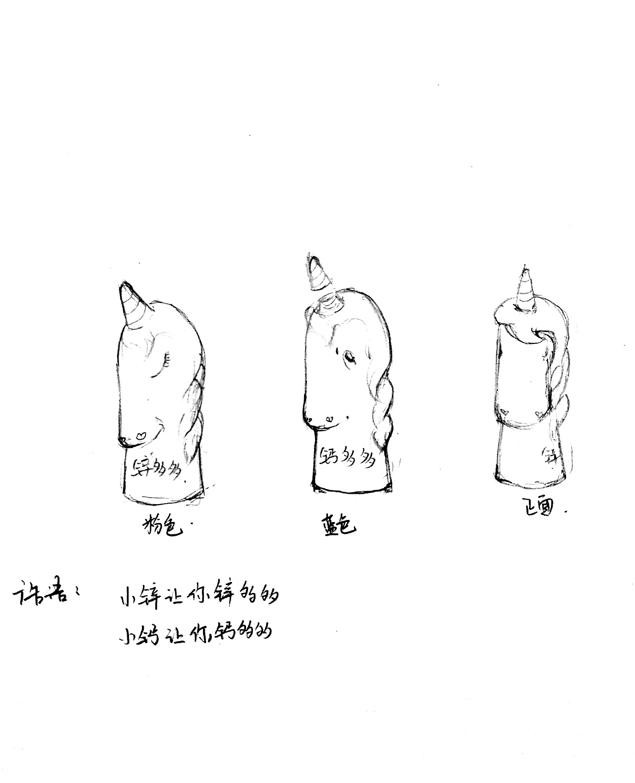 娃哈哈锌多多钙多多包装再设计