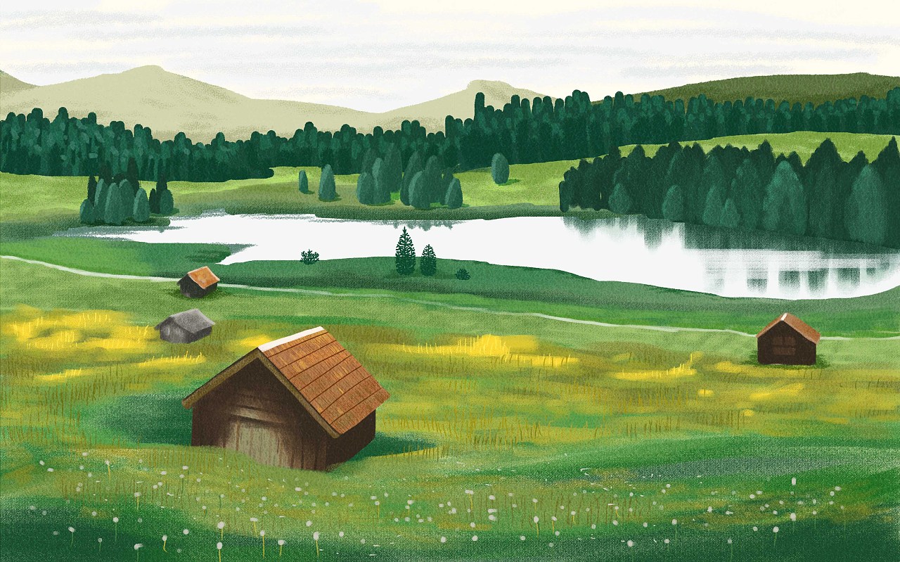 原创插画,版权归作者本人所有,未经允许不得任何形式使用 疫情隔离