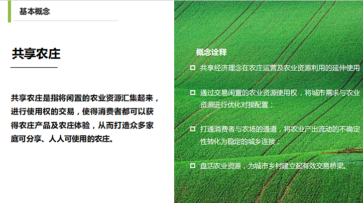 2022像农场主一样生活共享农庄商业模式设计案