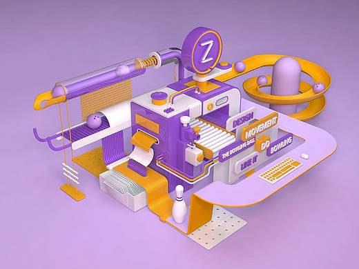 C4D建模练习