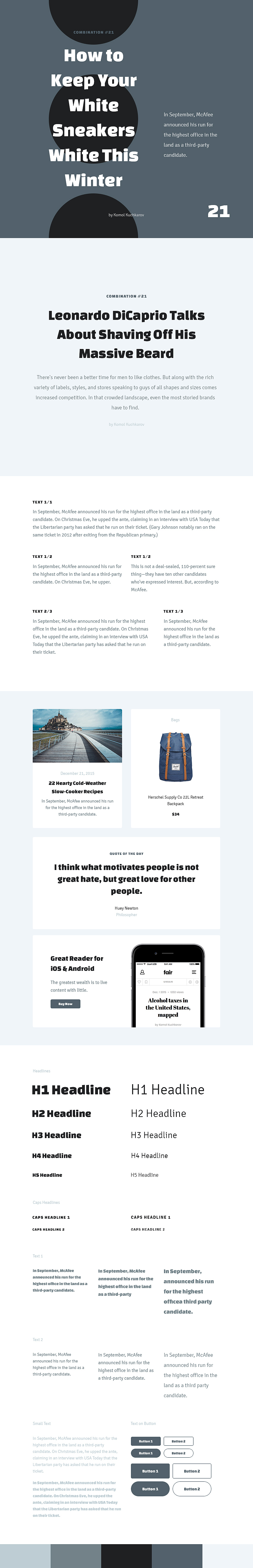 Font Combinations Kit   组合