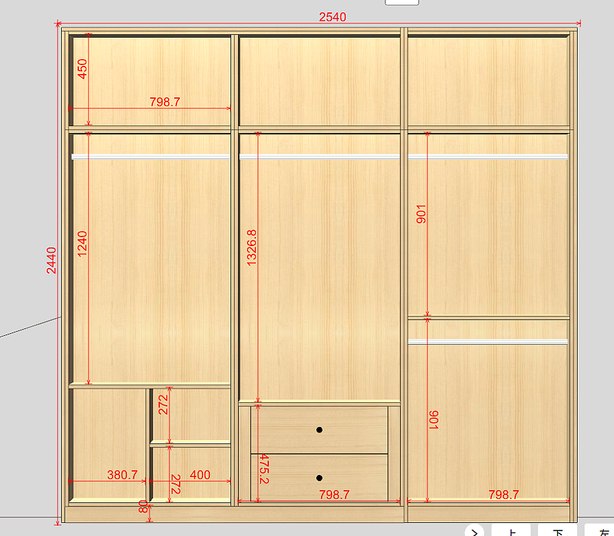 衣柜内部结构（图ZMzcwMjQ0OTMy） - 家装设计 - 站酷设计师吾皇晚睡原创素材 - 站酷ZCOOL