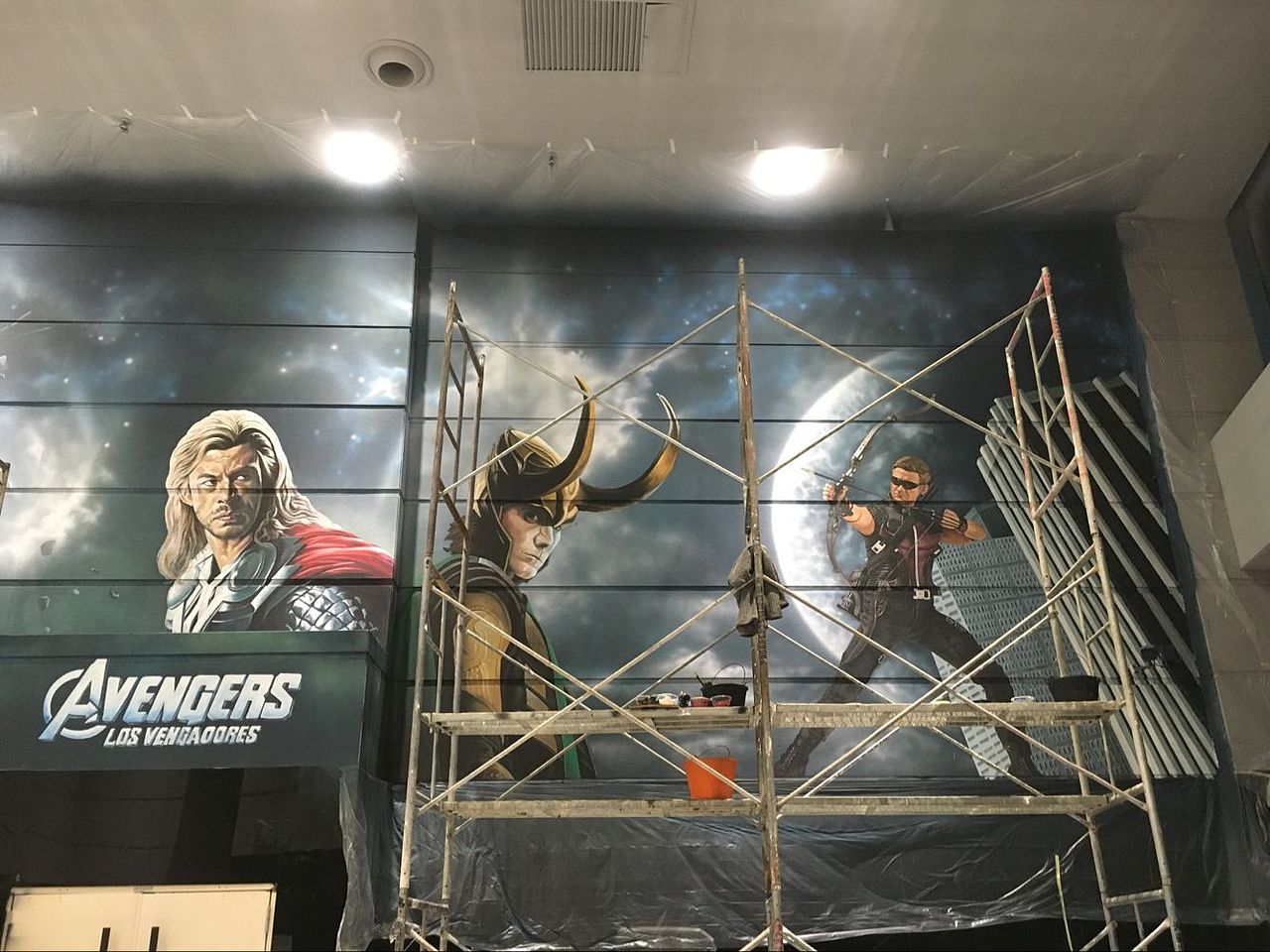 南宁保利国际影城（图ZNzkzMTAwNDA=） - 新锐潮流插画 - 站酷设计师深圳禾玺艺术原创素材 - 站酷ZCOOL