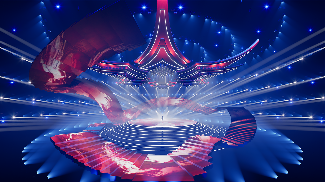 陕西丝路春晚2022舞美动画静帧