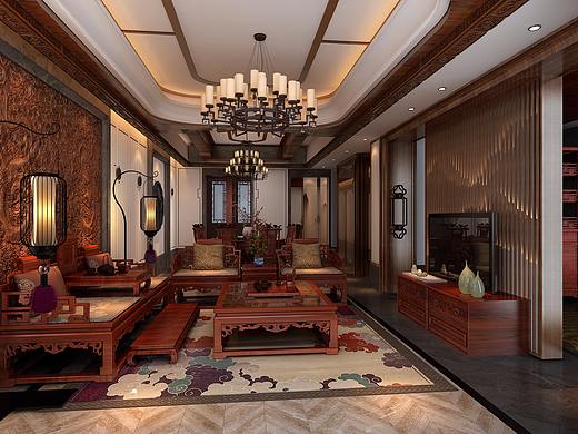 鼎坤中式别墅设计