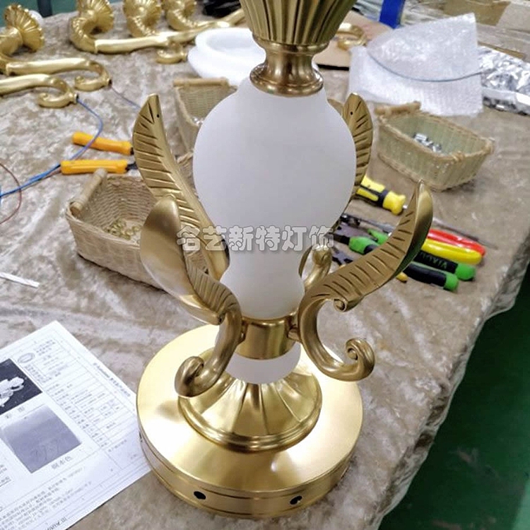 欧式全铜灯量身定制加工过程细节