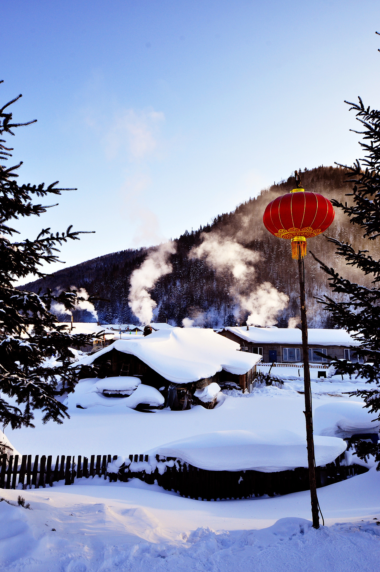 雪谷雪乡长白山魔界雾凇岛