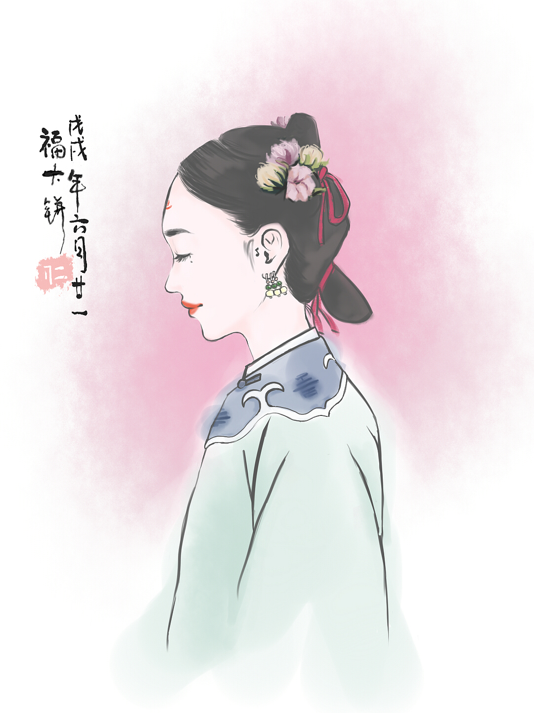 水彩风人物头像（图ZMjAxNDI0MzUy） - 创作习作 - 站酷设计师饼大侠原创素材 - 站酷ZCOOL