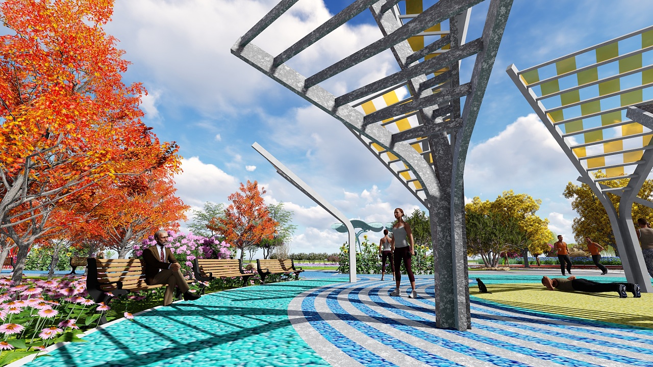 滨水公园景观设计lu