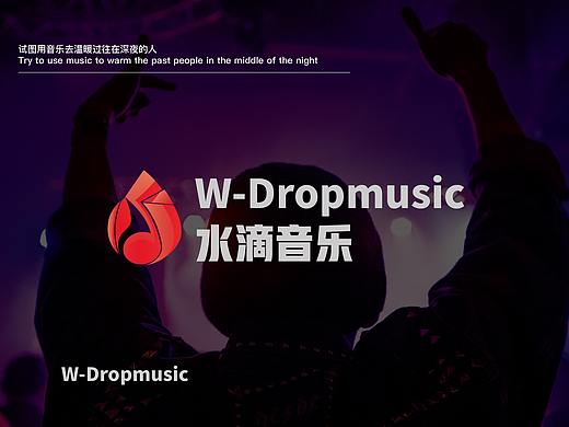 W-DropMusic 音乐社交平台品牌设计