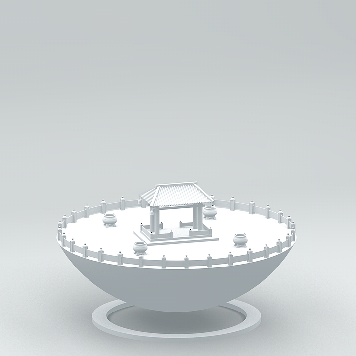 #C4D#中国古代建筑+3D视频H5交互制作