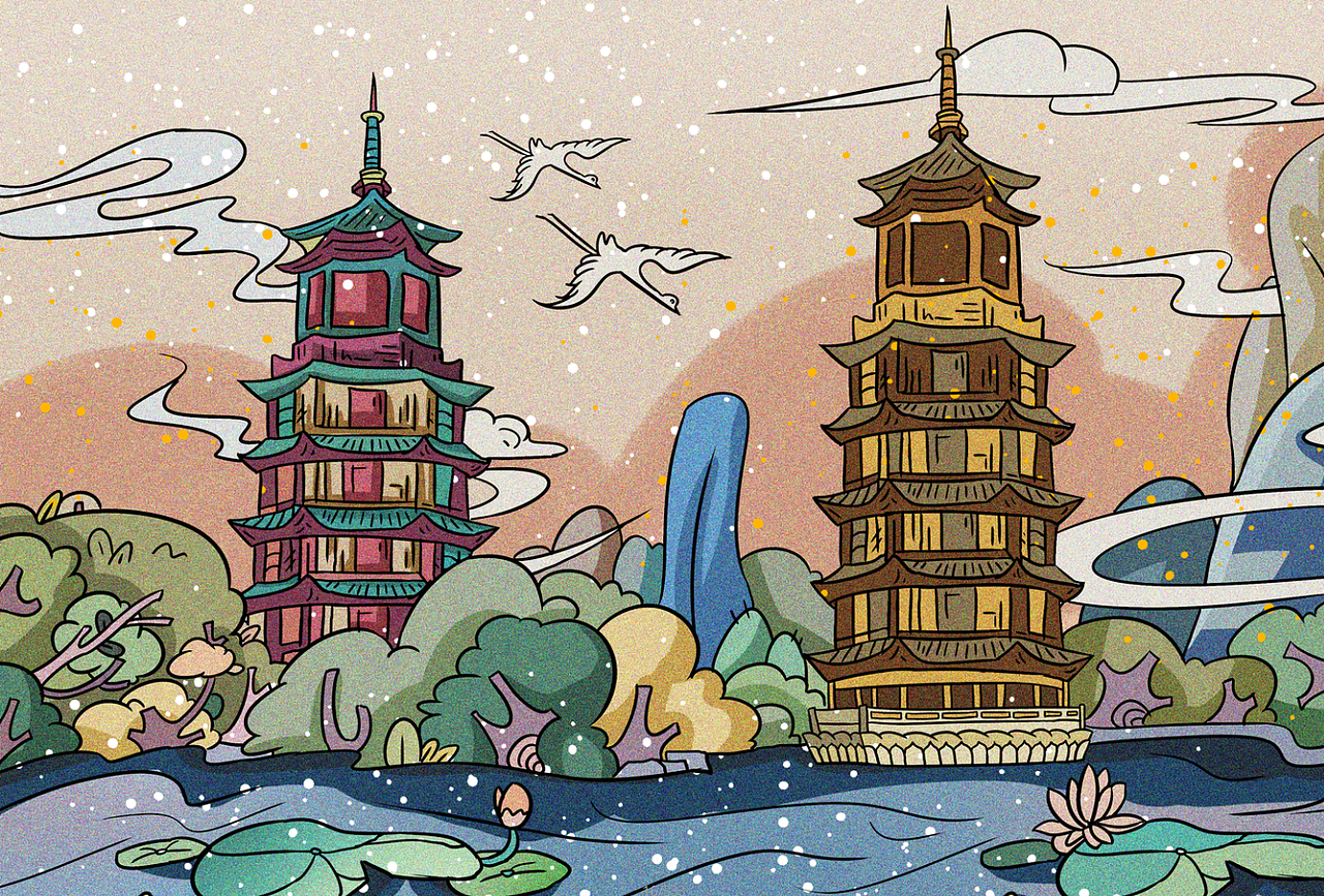 桂林|插画|创作习作|工农兵学商_原创作品-站酷zcool