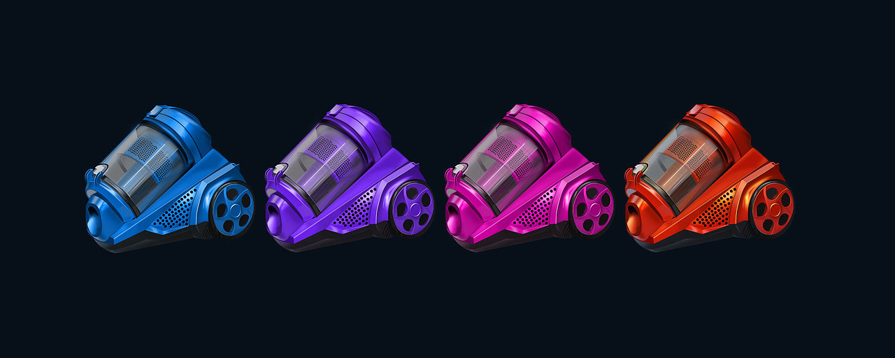 小狗吸尘器二维渲染（图ZNjA4NTAyNDA=） - 电子产品 - 站酷设计师懿凡design原创素材 - 站酷ZCOOL
