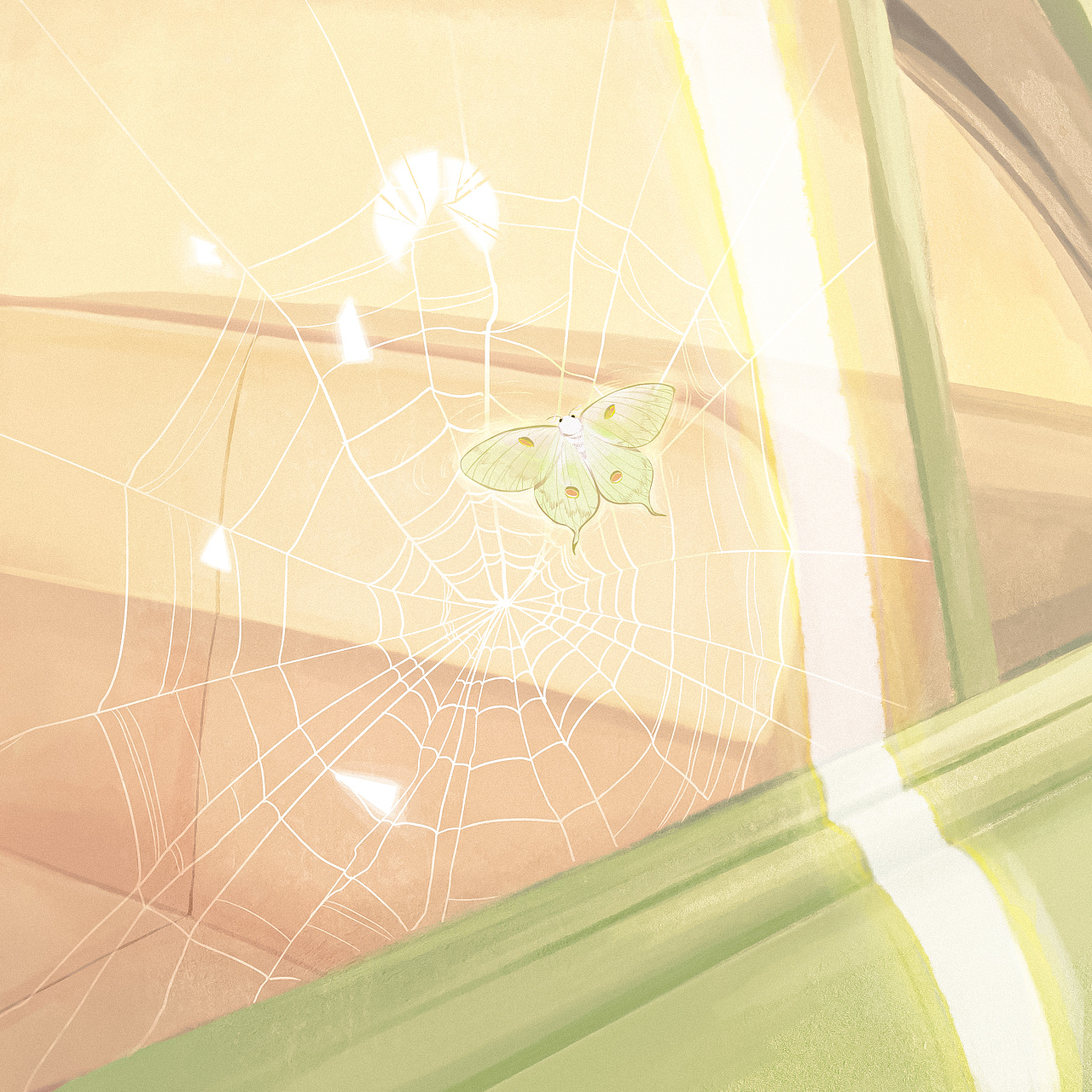 车窗|插画|创作习作|一山山而川 - 原创作品 - 站酷 (zcool)