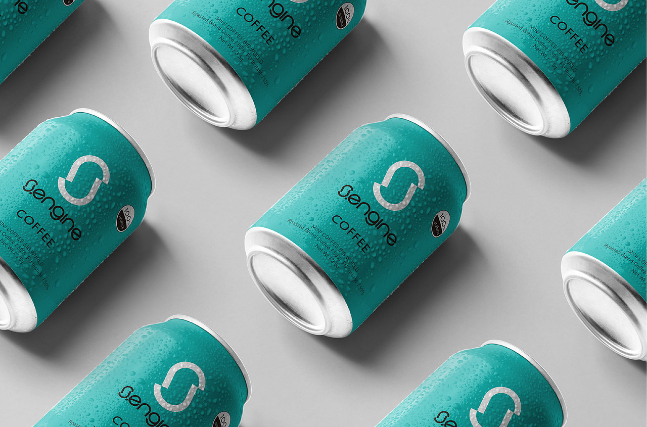 鹰集咖啡冷翠饮料包装