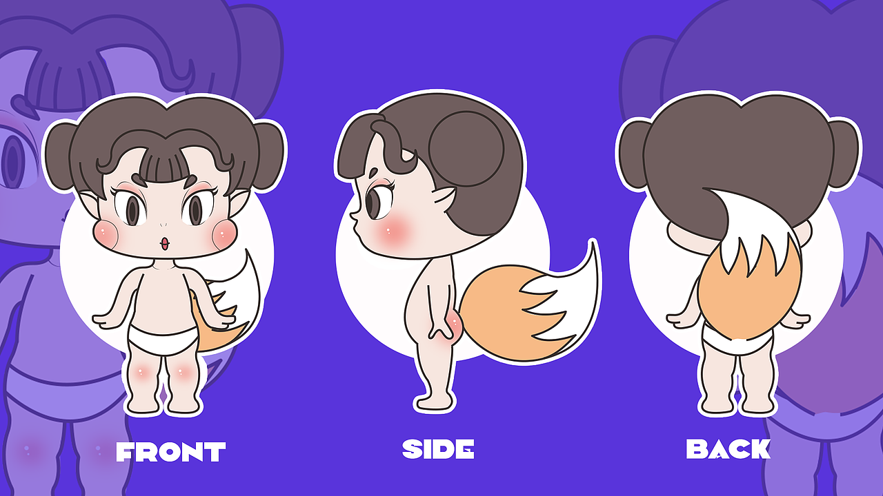 [ 不想做妖 ]-IP形象设计（图ZMjI3OTkzMDc2） - 主题/皮肤 - 站酷设计师彪彪是俺原创素材 - 站酷ZCOOL