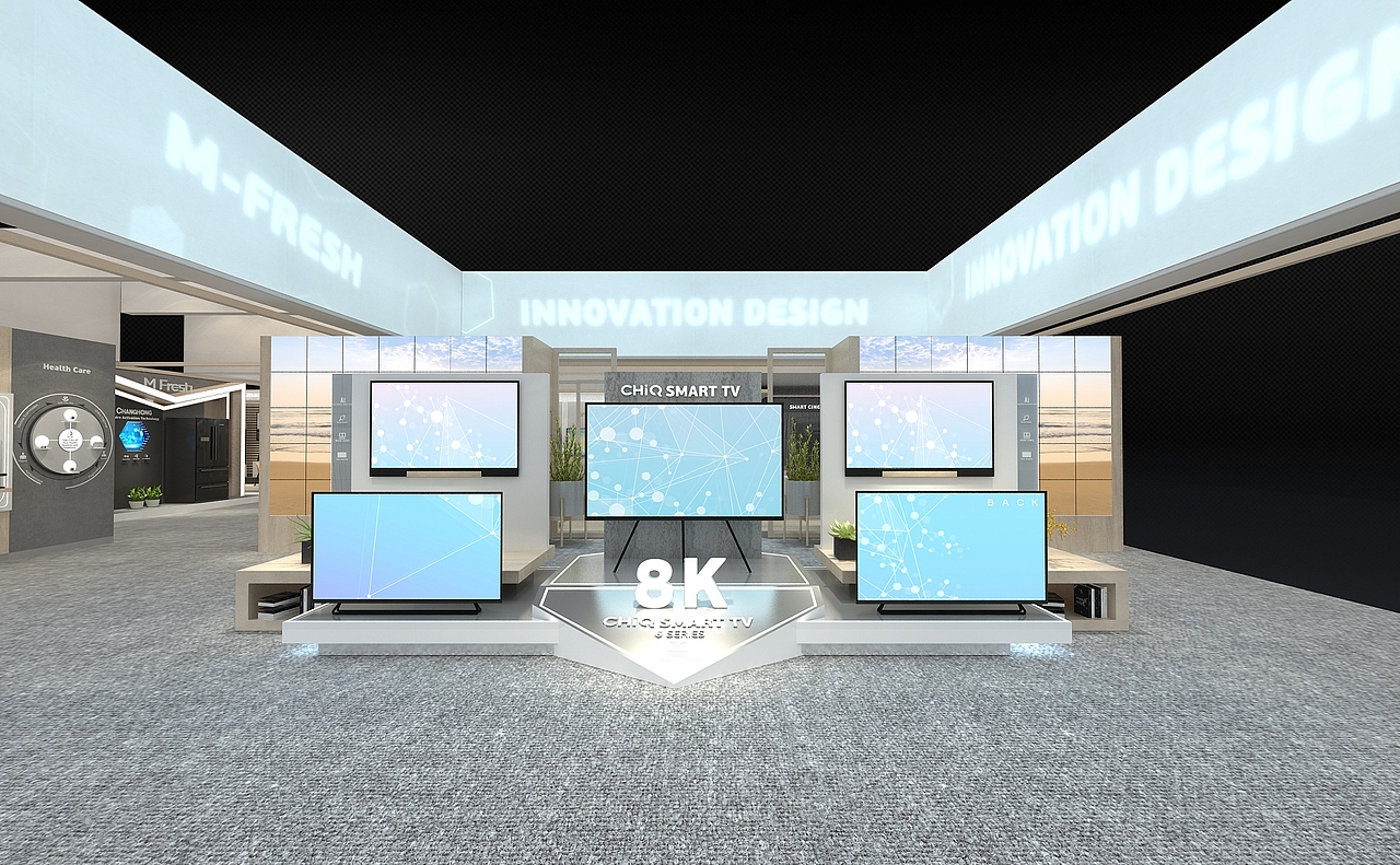 长虹CES（图ZMTYwMDgxMDE2） - 展陈设计 - 站酷设计师虚幻无名原创素材 - 站酷ZCOOL