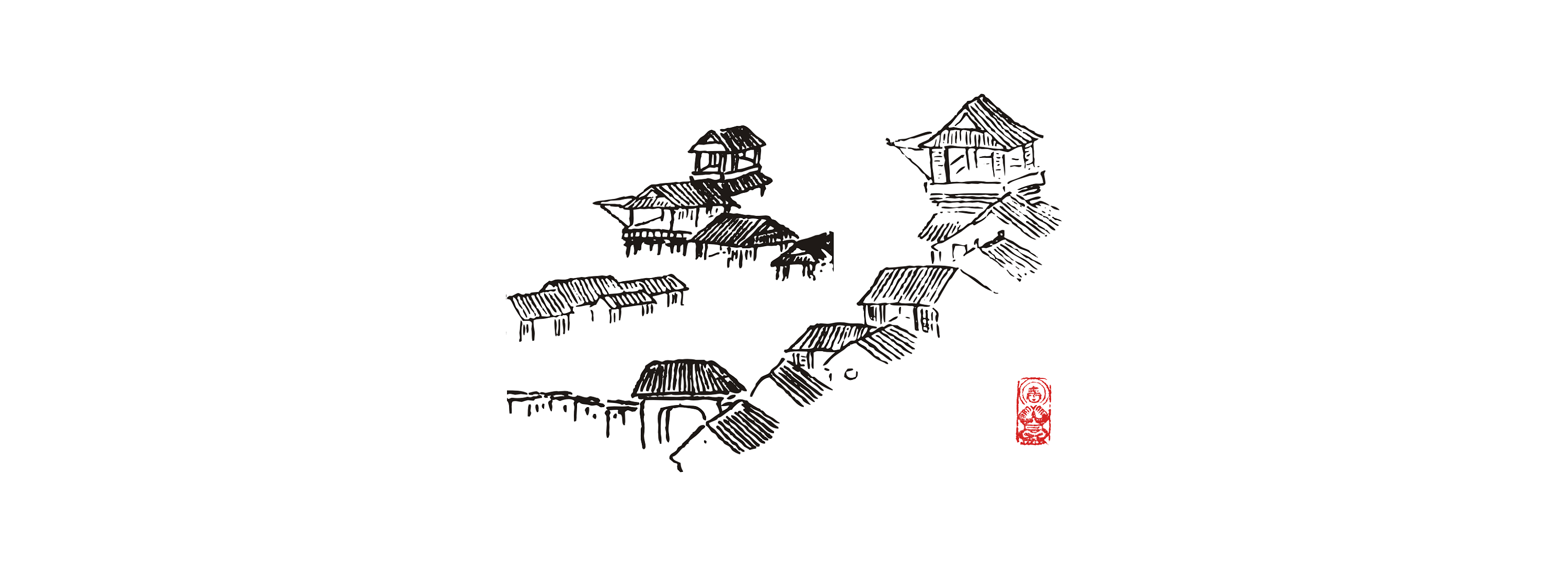 原创作品:#包装设计# - 古镇手工茶