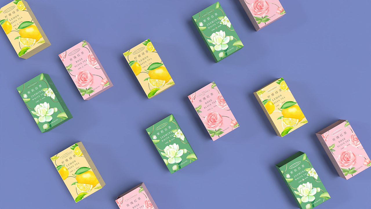 JESSY'S GARDEN|花果拼配袋泡茶系列包装设计