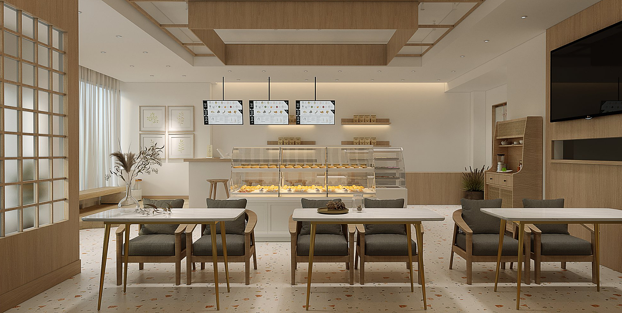 日系蛋糕店|空间|家装设计|夏舒月_原创作品-站酷zcool