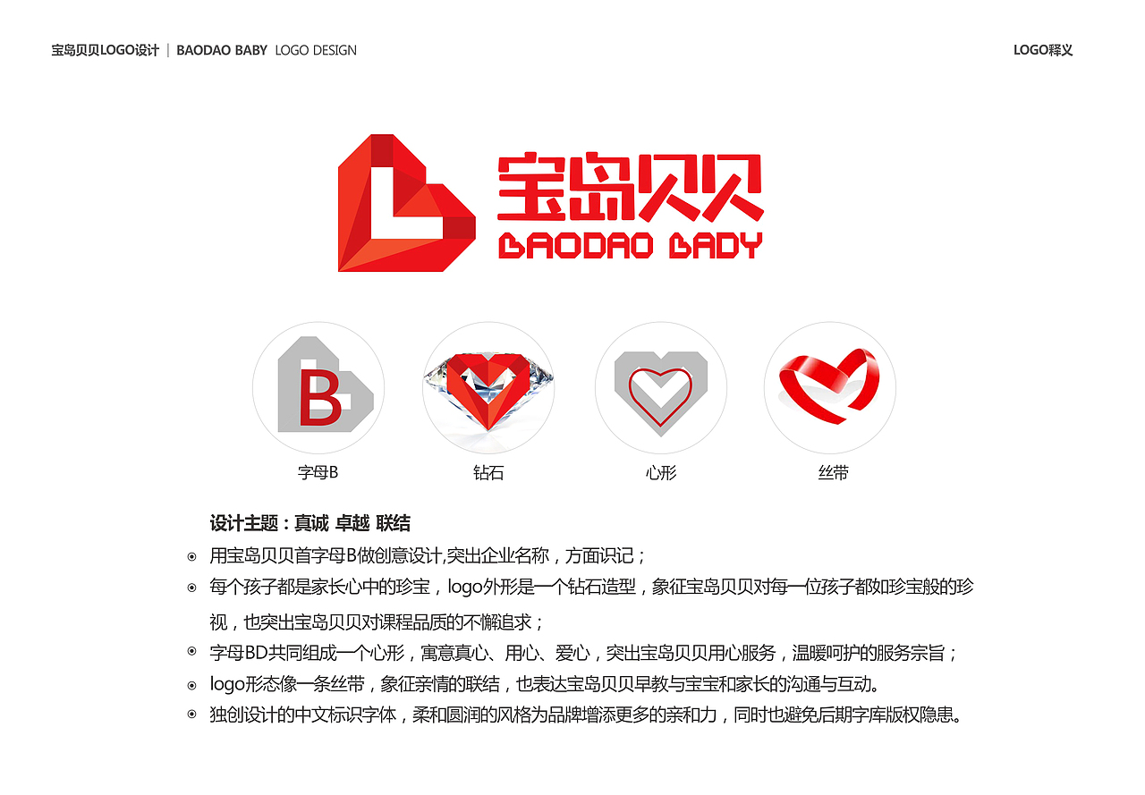 宝岛贝贝早教中心logo设计（图ZODE0Mjk5NDA=） - Logo - 站酷设计师大个何原创素材 - 站酷ZCOOL